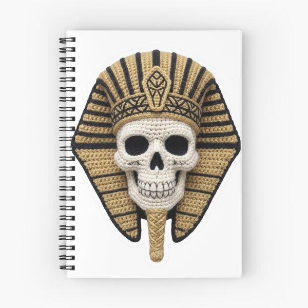 Item preview, Egyptian Pharaoh Skeleton Amigurumi designed and sold by ManikRaja.