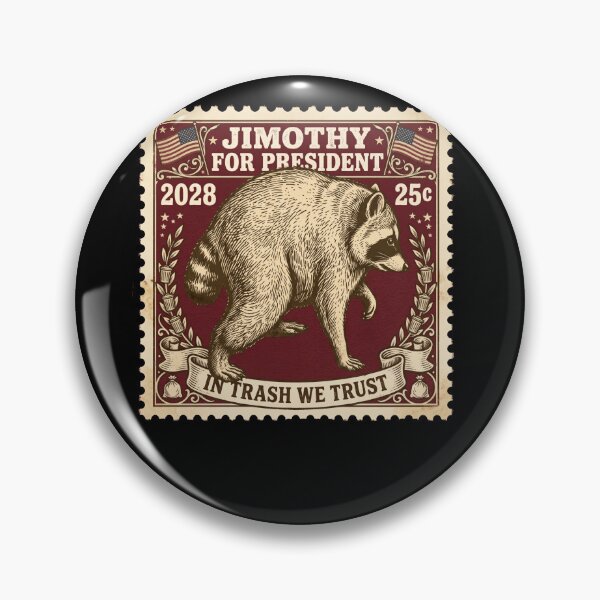 Item preview, Jimothy Raccoon President 2028 In Trash We Trust designed and sold by d247.