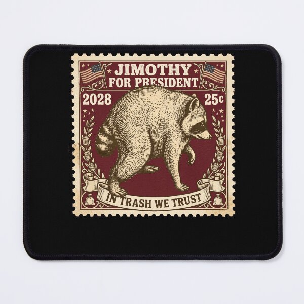 Item preview, Jimothy Raccoon President 2028 In Trash We Trust designed and sold by d247.