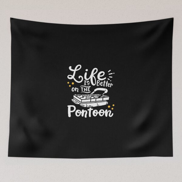 Item preview, Life is Better on The Pontoon Boat Summer Water designed and sold by lupkinsdhiatt.