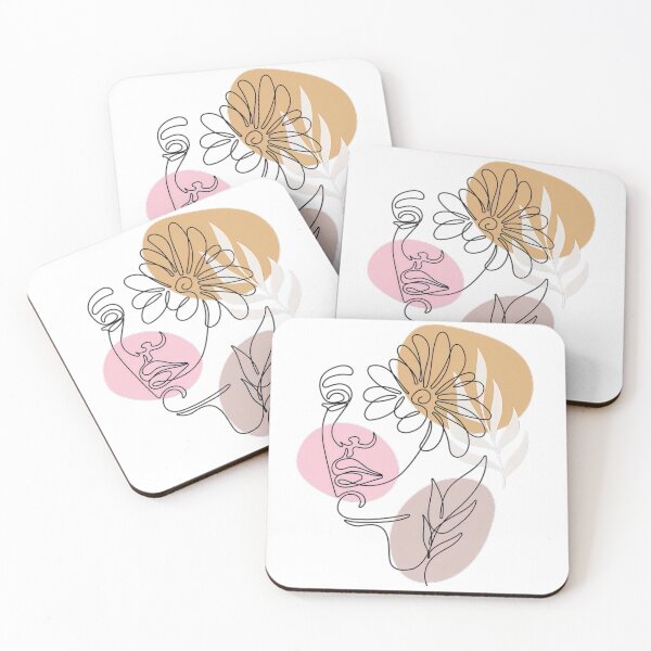 Item preview, Watch Me Bloom Feminine Floral Portrait designed and sold by anthonybakerhaj.