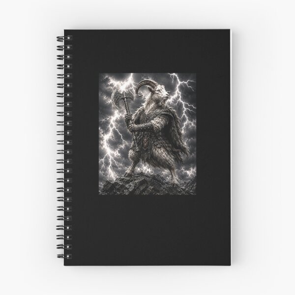 Item preview, Funny Storm Ram Warrior With Double Headed Axe Art designed and sold by elderberry.