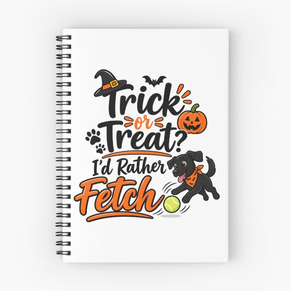 Item preview, Trick or Treat? I'd Rather Fetch designed and sold by PawFitt.