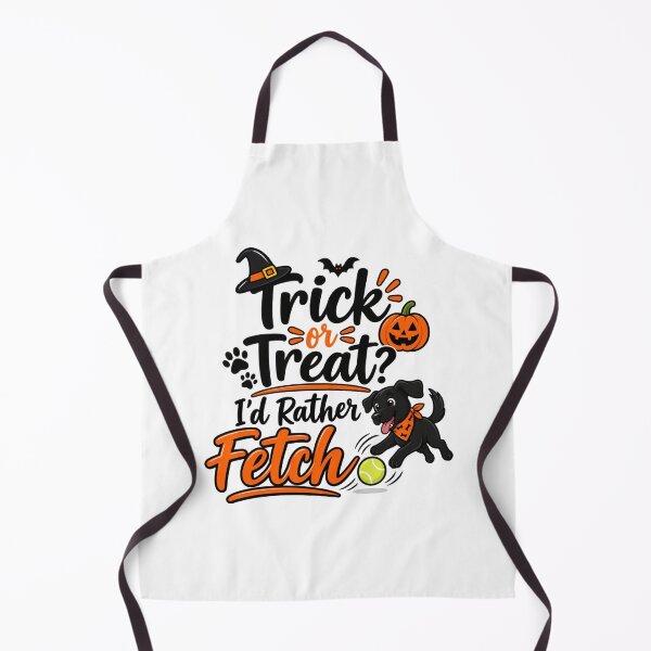 Item preview, Trick or Treat? I'd Rather Fetch designed and sold by PawFitt.