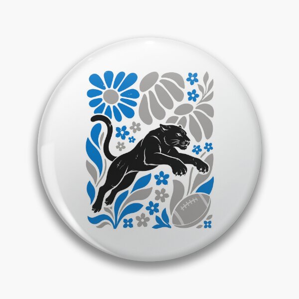 Item preview, Retro Floral Panther Football Graphic designed and sold by BrendaKle80915.