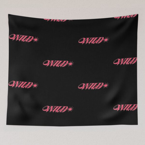 Item preview, KATSEYE Wild Pink Calligraphy Logo designed and sold by moamaxshop.