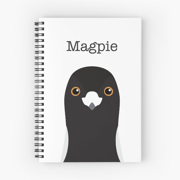 Item preview, Cute Magpie Face designed and sold by Rebeccatiana.nz.