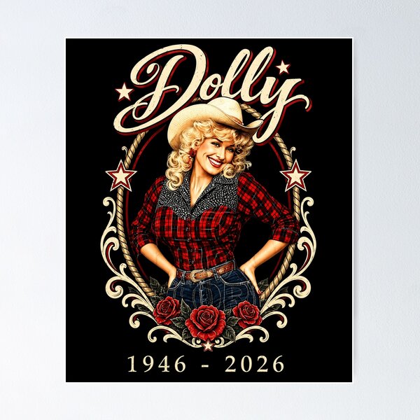 Item preview, Country Icon, Dolly Parton Vintage Nashville Country Music designed and sold by RoJSalo.