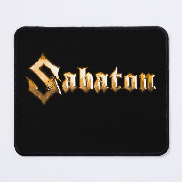 Item preview, Metallic Gold Gothic Text Black Background designed and sold by PAOK1976.