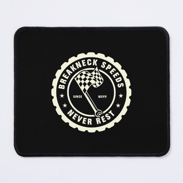 Item preview, Breakneck Speeds Vintage Racing Garage Badge designed and sold by FitNow.
