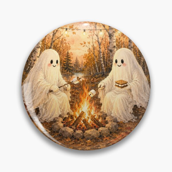 Item preview, Ghosts Making S'mores by the Campfire designed and sold by Novel Works Studio.