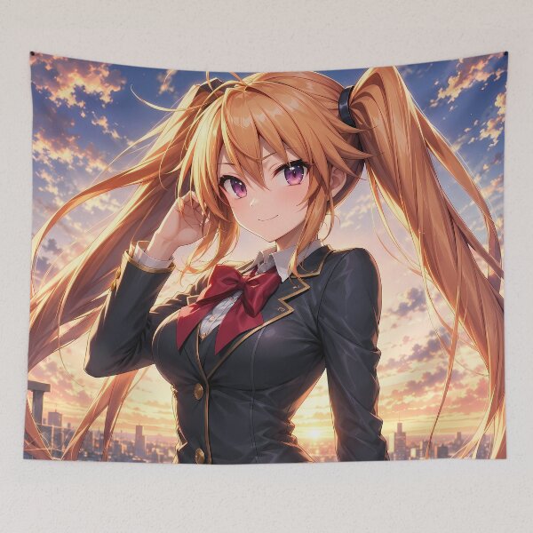 Item preview, Irina Shidou High School DxD Rooftop Sunset designed and sold by SolenneAzur.