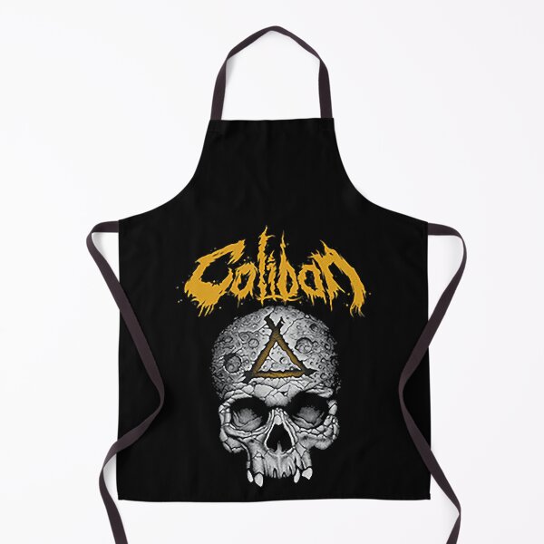 Item preview, Yellow Splatter Text Above Moon-Textured Skull With Triangle Symbol designed and sold by TeesflixLK.