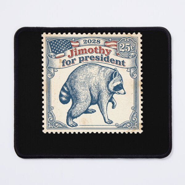Item preview, Jimothy for President 2028 Raccoon Election Stamp designed and sold by d247.