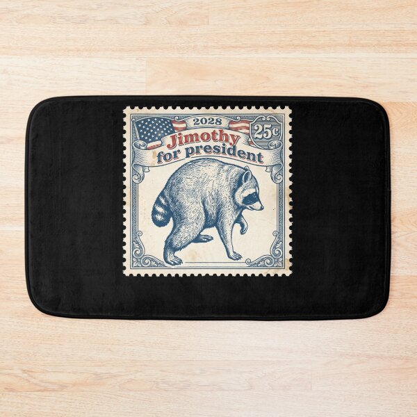 Item preview, Jimothy for President 2028 Raccoon Election Stamp designed and sold by d247.