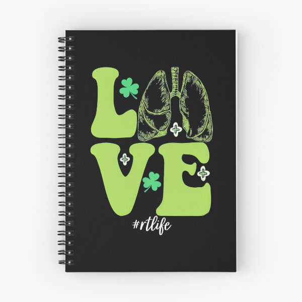 Item preview, LOVE Lungs Shamrock RT Life Retro Groovy Design designed and sold by lupkinsdhiatt.