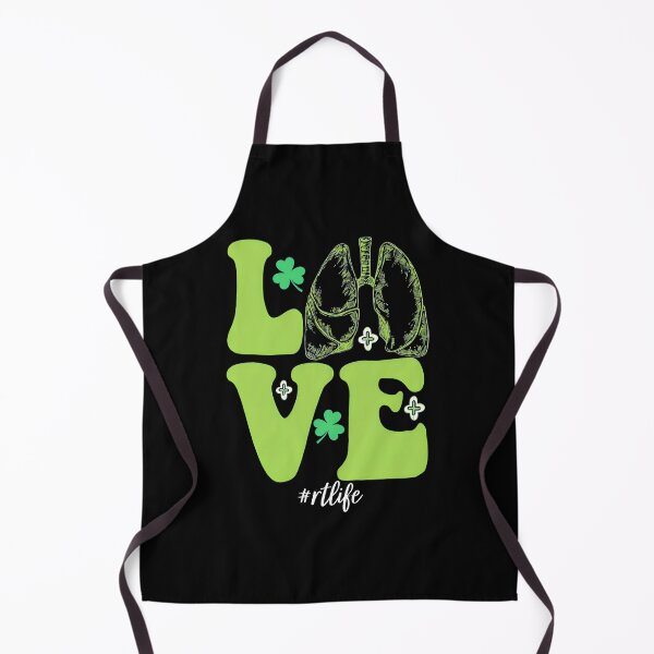 Item preview, LOVE Lungs Shamrock RT Life Retro Groovy Design designed and sold by lupkinsdhiatt.