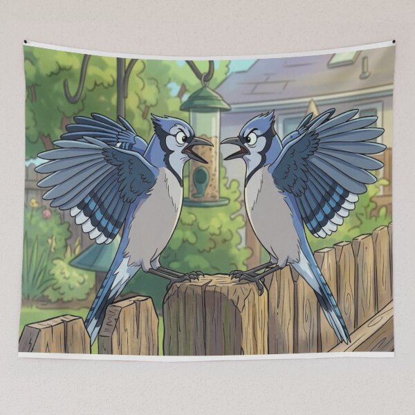 Item preview, neighbors at the side fence designed and sold by GAWPAWshop.