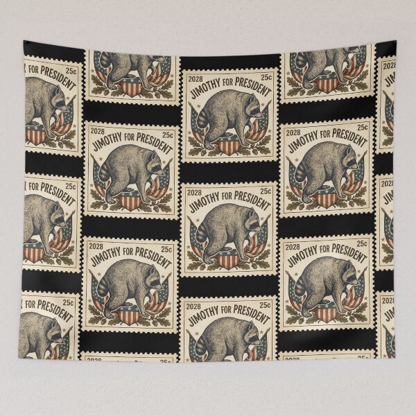 Item preview, Jimothy For President 2028 Raccoon Election designed and sold by d247.