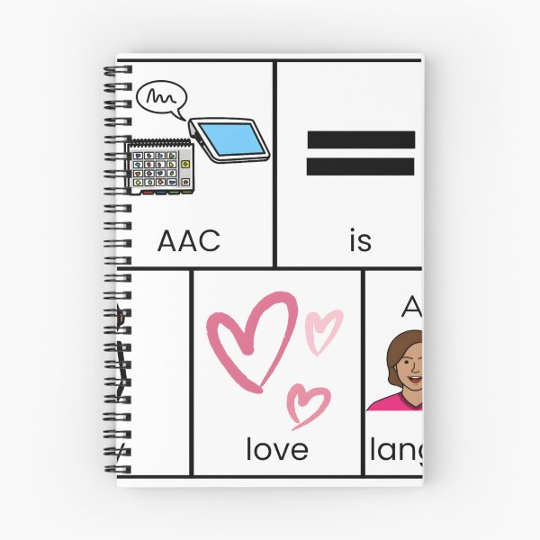 Item preview, AAC is My Love Language for Teachers, SLPs, Assistive Technology Specialist, and Parents designed and sold by AdoraClips.