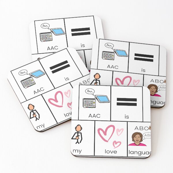 Item preview, AAC is My Love Language for Teachers, SLPs, Assistive Technology Specialist, and Parents designed and sold by AdoraClips.