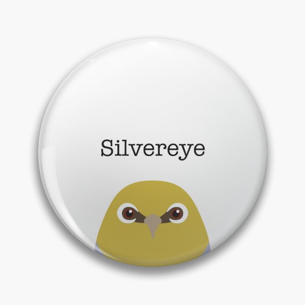Item preview, Cute Silvereye Face designed and sold by Rebeccatiana.nz.