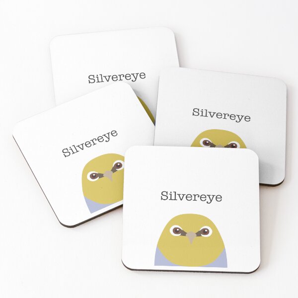 Item preview, Cute Silvereye Face designed and sold by Rebeccatiana.nz.