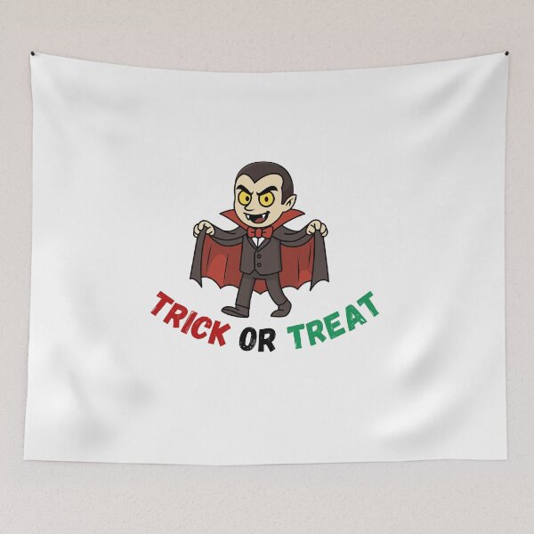 Item preview, Funny Mr. Bean Cartoon Vampire Trick or Treat designed and sold by Amilu Creative.
