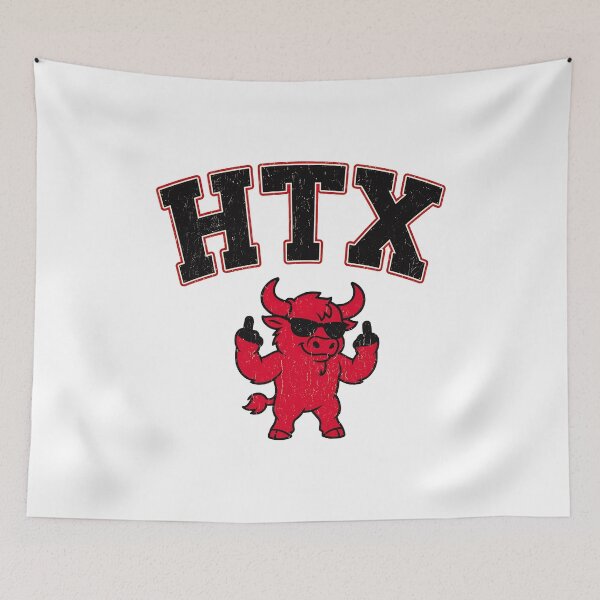 Item preview, Houston Retro Bull Attitude designed and sold by ScottPatr89876.