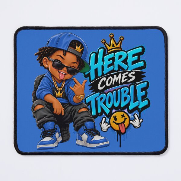 Item preview, Here Comes Trouble - Hip Hop Streetwear Toddler & Kid Art designed and sold by digitalbob60.