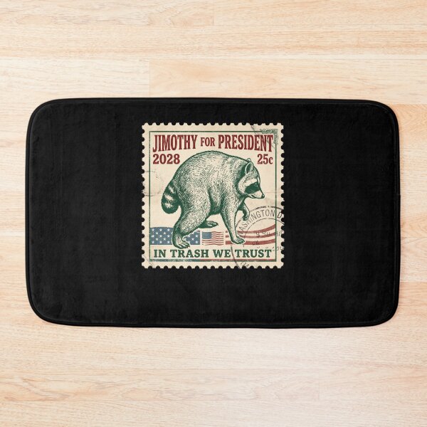 Item preview, Jimothy for President 2028 Raccoon Stamp designed and sold by d247.