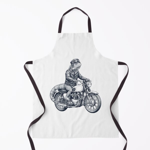 Item preview, Funny Iguana Motorcycle Motorbike Animal Lover designed and sold by dian-rody-crest.
