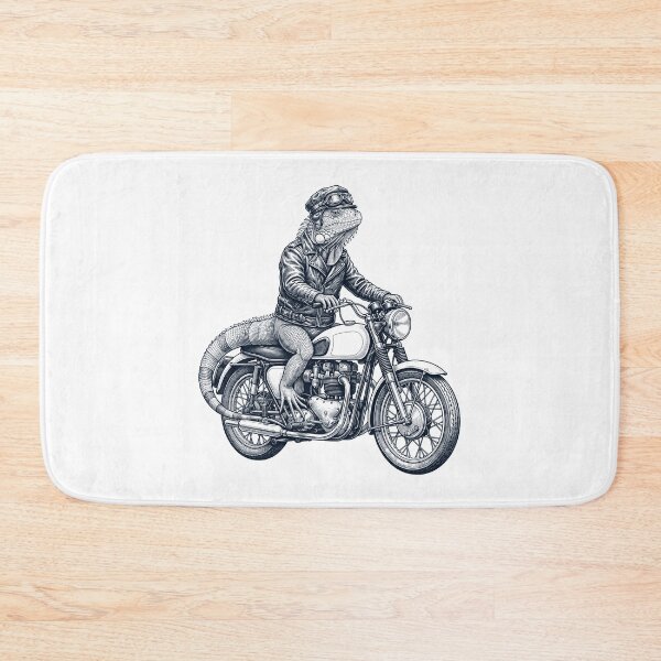 Item preview, Funny Iguana Motorcycle Motorbike Animal Lover designed and sold by dian-rody-crest.