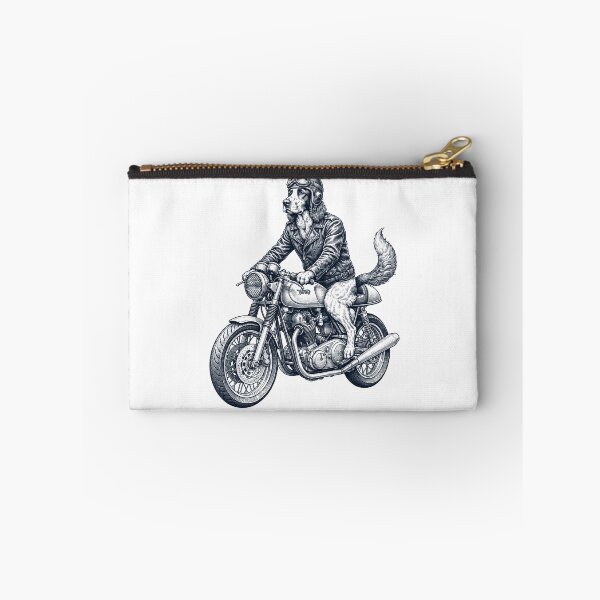 Item preview, Funny Irish Red And White Setter Motorcycle Motorbike Dog Lover designed and sold by dian-rody-crest.