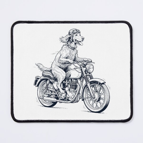Item preview, Funny Irish Setter Motorcycle Motorbike Dog Lover designed and sold by dian-rody-crest.