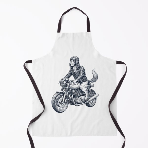 Item preview, Funny Irish Red And White Setter Motorcycle Motorbike Dog Lover designed and sold by dian-rody-crest.