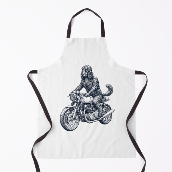 Item preview, Funny Irish Water Spaniel Motorcycle Motorbike Dog Lover designed and sold by dian-rody-crest.