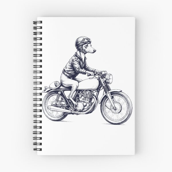 Item preview, Funny Italian Greyhound Motorcycle Motorbike Dog Lover designed and sold by dian-rody-crest.
