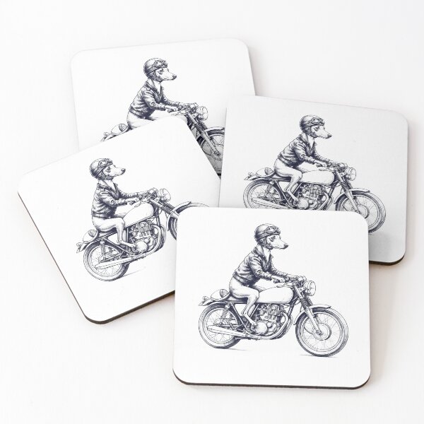 Item preview, Funny Italian Greyhound Motorcycle Motorbike Dog Lover designed and sold by dian-rody-crest.