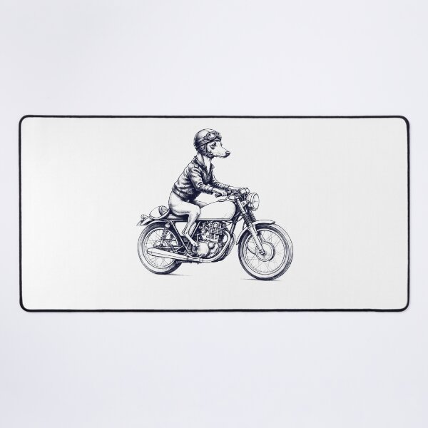 Item preview, Funny Italian Greyhound Motorcycle Motorbike Dog Lover designed and sold by dian-rody-crest.