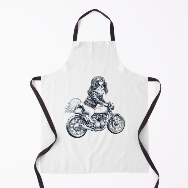 Item preview, Funny Japanese Chin Motorcycle Motorbike Dog Lover designed and sold by dian-rody-crest.