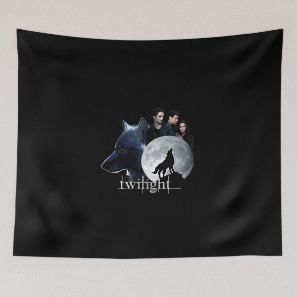 Item preview, Twilight Saga Edward Bella Jacob Full Moon Wolf Art designed and sold by TimAWarner.