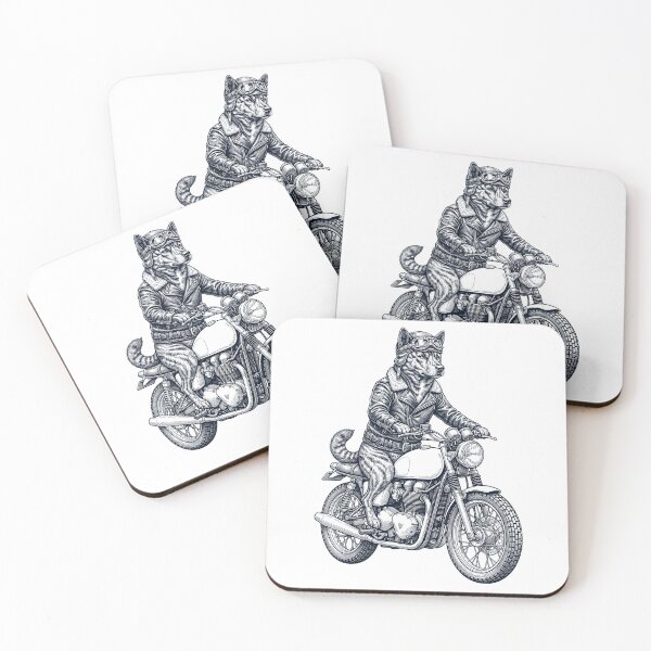 Item preview, Funny Kai Ken Motorcycle Motorbike Dog Lover designed and sold by dian-rody-crest.