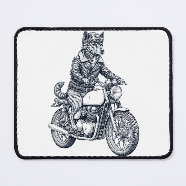 Item preview, Funny Kai Ken Motorcycle Motorbike Dog Lover designed and sold by dian-rody-crest.