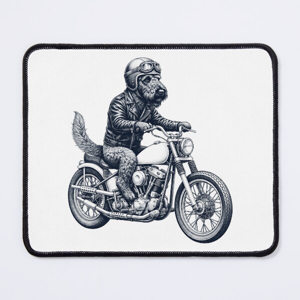 Item preview, Funny Kerry Blue Terrier Motorcycle Motorbike Dog Lover designed and sold by dian-rody-crest.