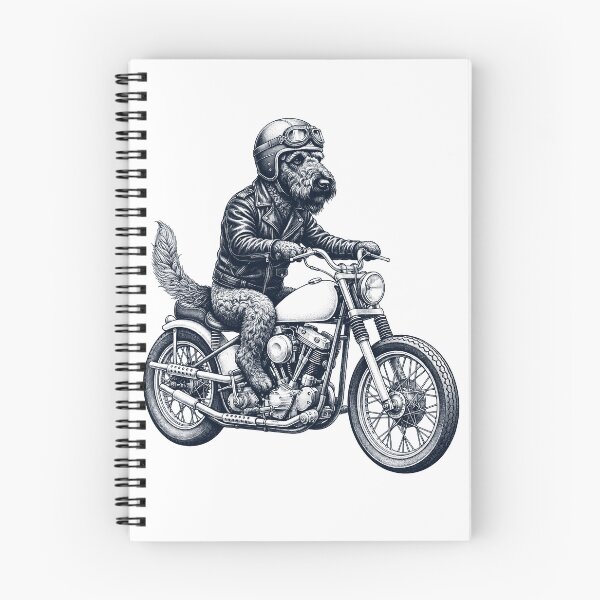 Item preview, Funny Kerry Blue Terrier Motorcycle Motorbike Dog Lover designed and sold by dian-rody-crest.
