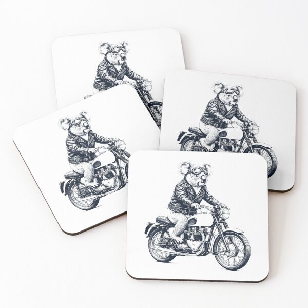 Item preview, Funny Koala Motorcycle Motorbike Animal Lover designed and sold by dian-rody-crest.