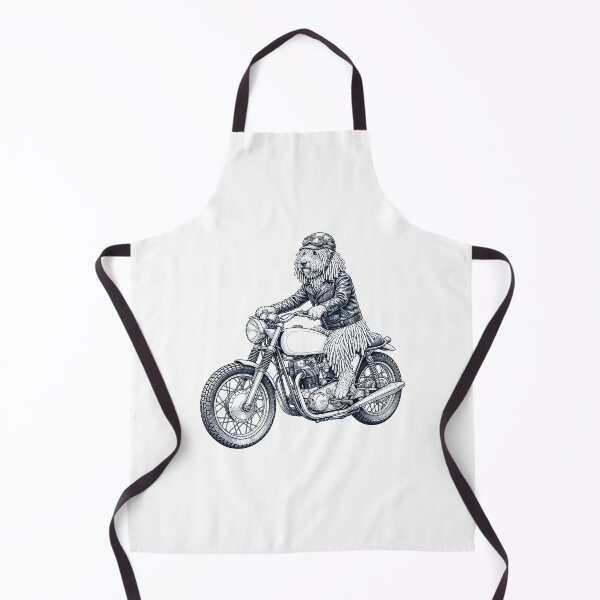 Item preview, Funny Komondor Motorcycle Motorbike Dog Lover designed and sold by dian-rody-crest.