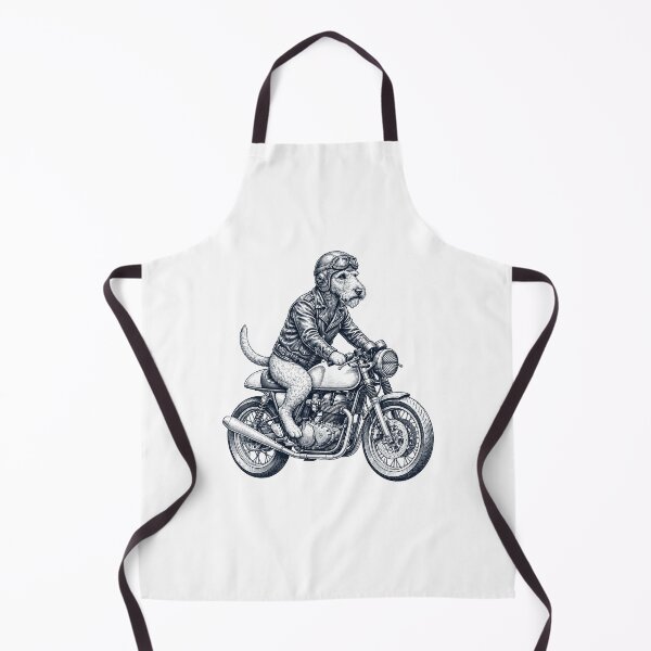 Item preview, Funny Lakeland Terrier Motorcycle Motorbike Dog Lover designed and sold by dian-rody-crest.