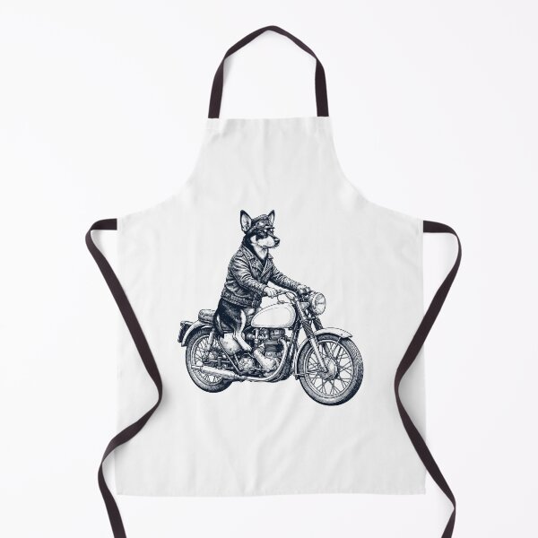Item preview, Funny Lancashire Heeler Motorcycle Motorbike Dog Lover designed and sold by dian-rody-crest.
